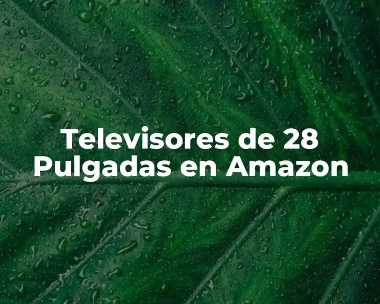 Televisores de 28 Pulgadas en Amazon