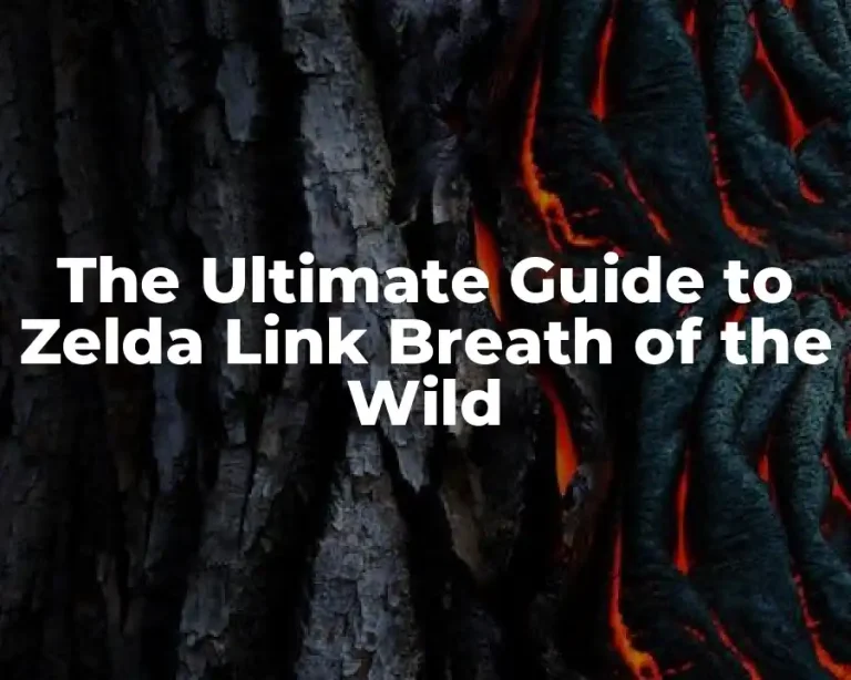 The Ultimate Guide to Zelda Link Breath of the Wild