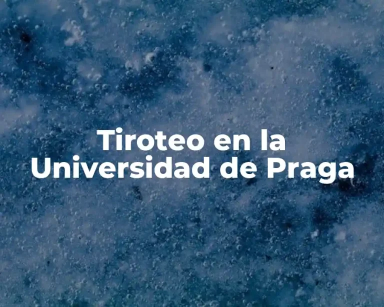Tiroteo en la Universidad de Praga