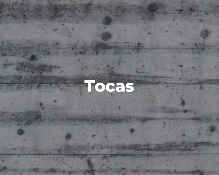 Tocas