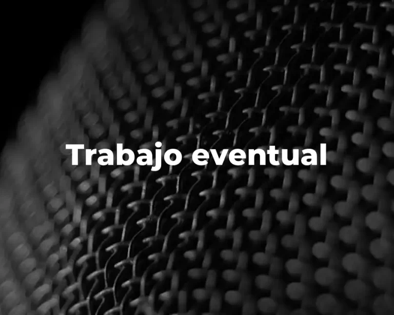 Trabajo eventual