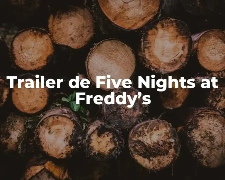 Trailer de Five Nights at Freddy’s