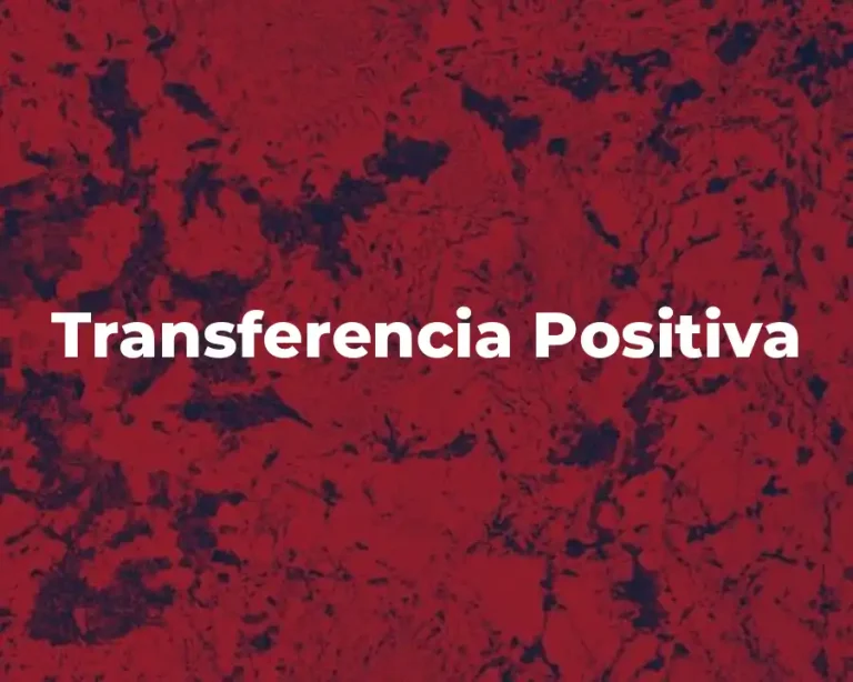Transferencia Positiva