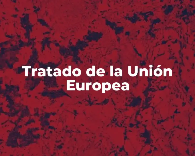 Tratado de la Unión Europea