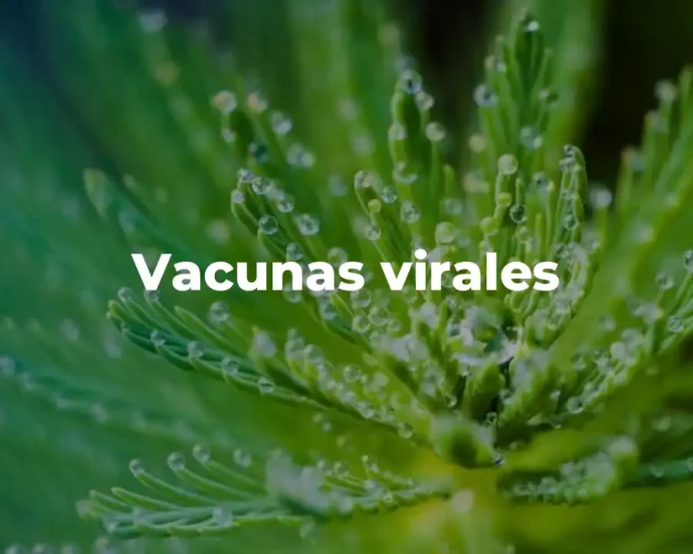 Vacunas virales
