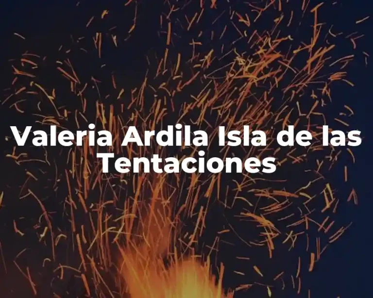 Valeria Ardila Isla de las Tentaciones