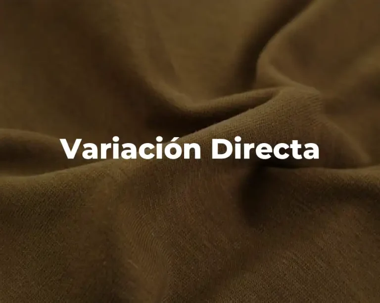 Variación Directa