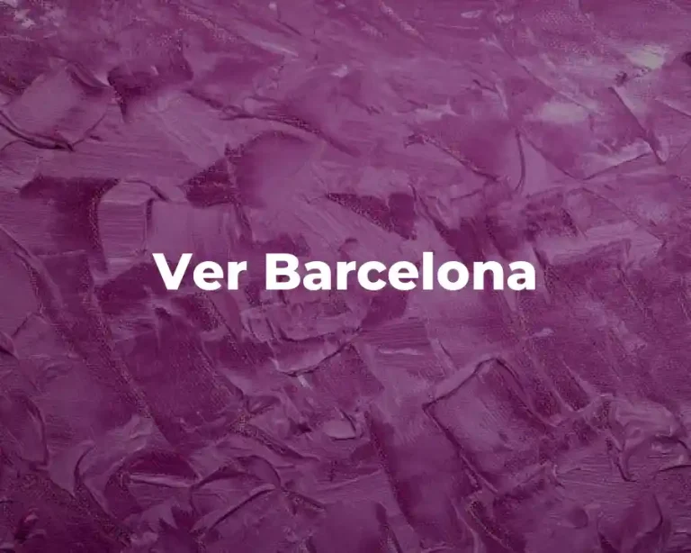 Ver Barcelona