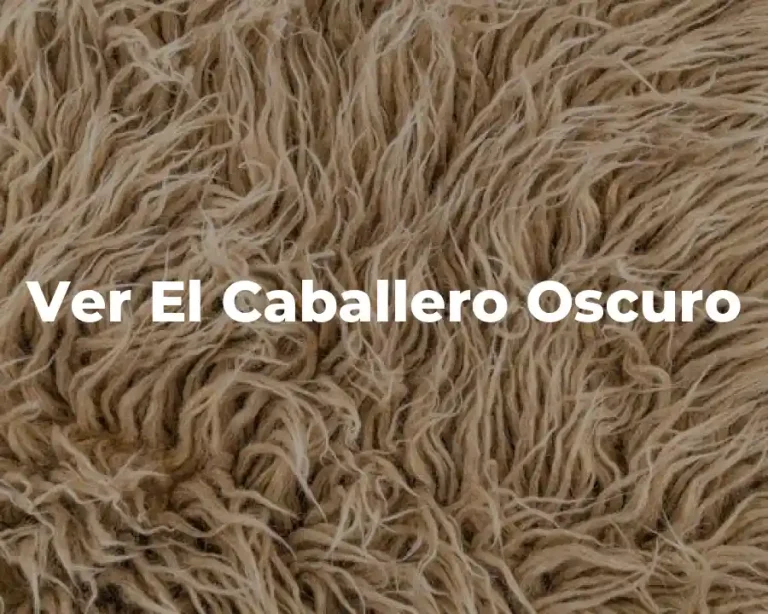 Ver El Caballero Oscuro