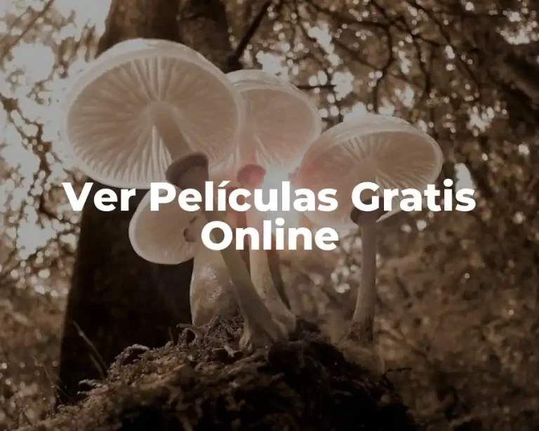 Ver Películas Gratis Online