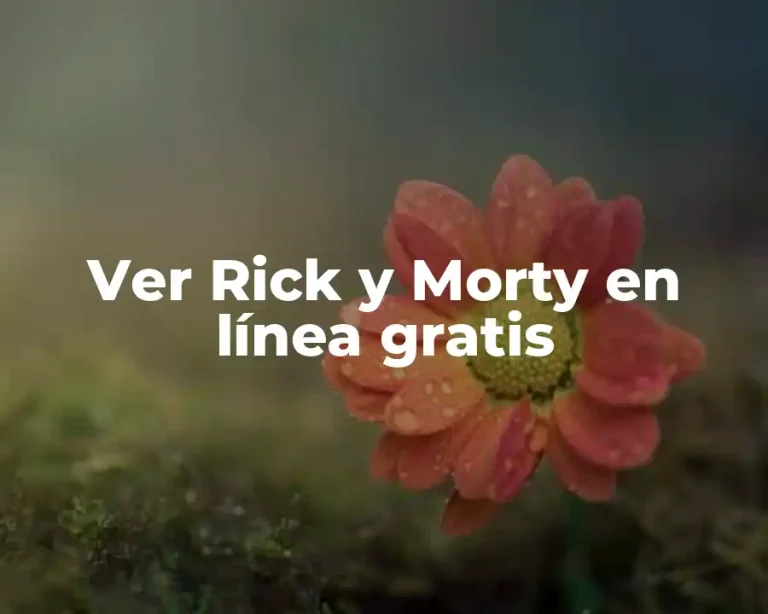 Ver Rick y Morty en línea gratis