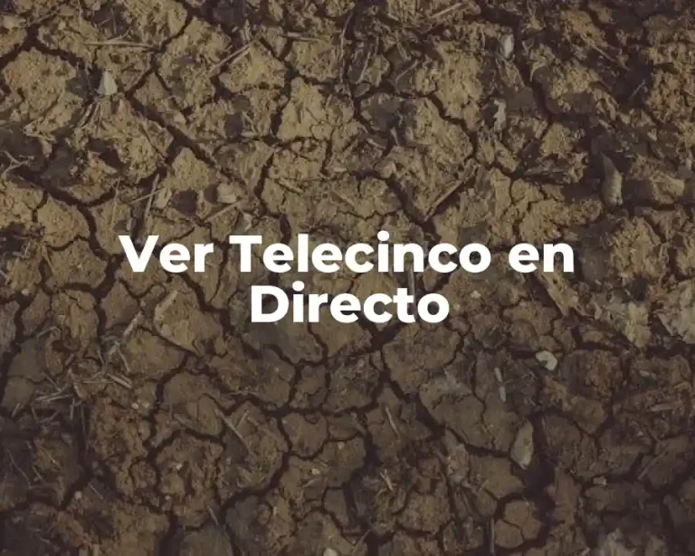 Ver Telecinco en Directo