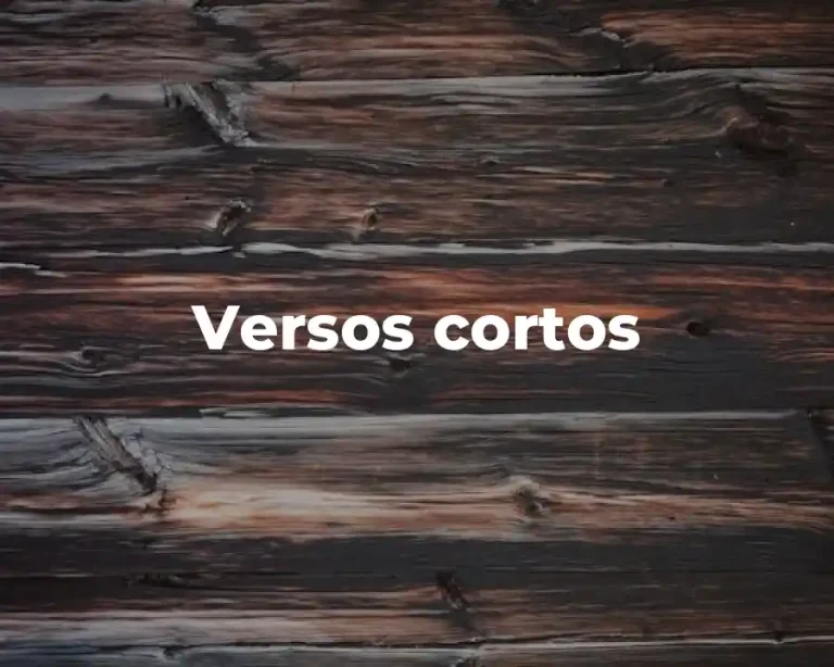 Versos cortos