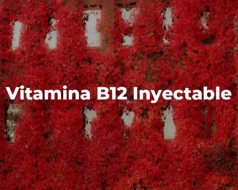 Vitamina B12 Inyectable