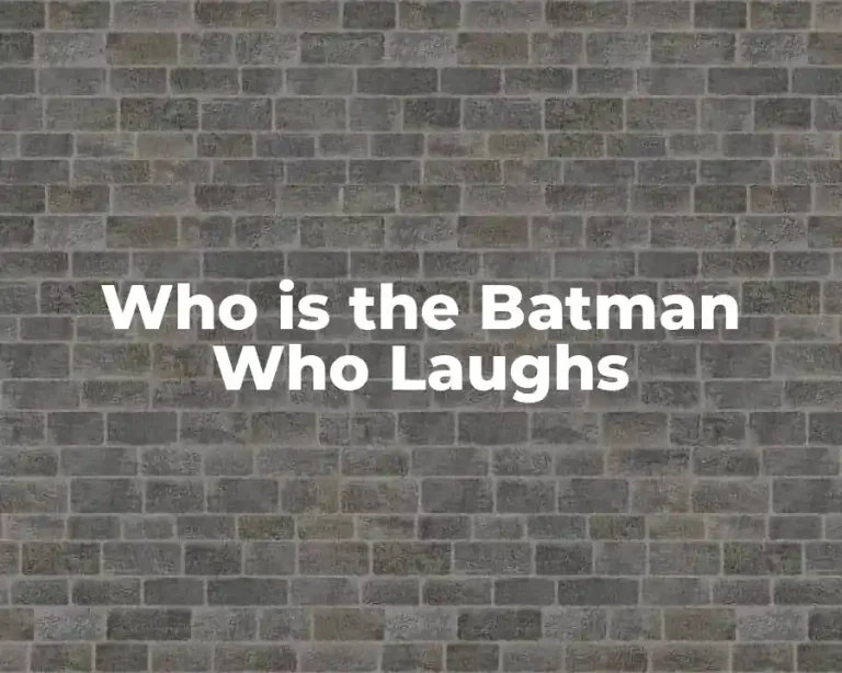 Who is the Batman Who Laughs