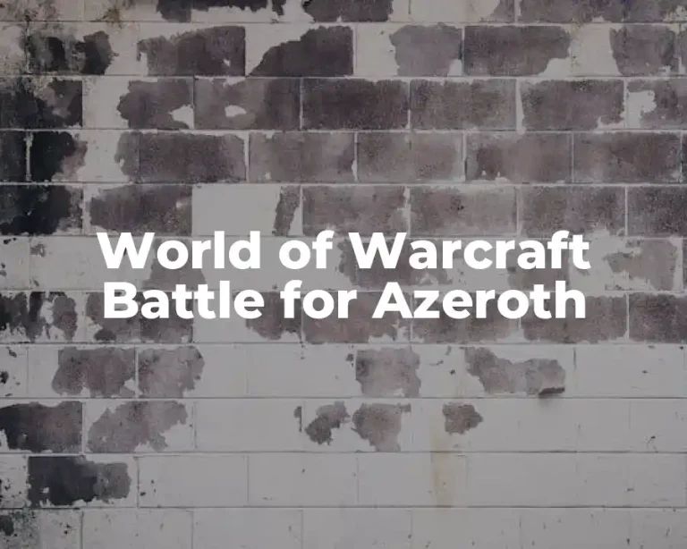 World of Warcraft Battle for Azeroth