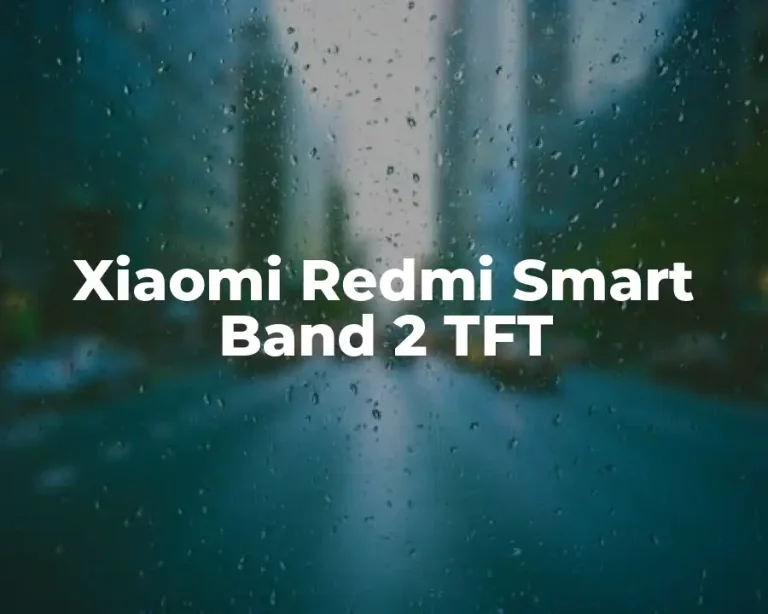 Xiaomi Redmi Smart Band 2 TFT